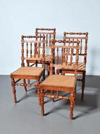 Stoel (4) - Walnoot - Stile Luigi XIII, Antiek en Kunst