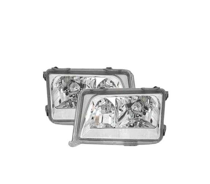 PHARES MERCEDES CLASSE E W124 85-93 FOND CHROMÉ, Auto-onderdelen, Verlichting, Verzenden