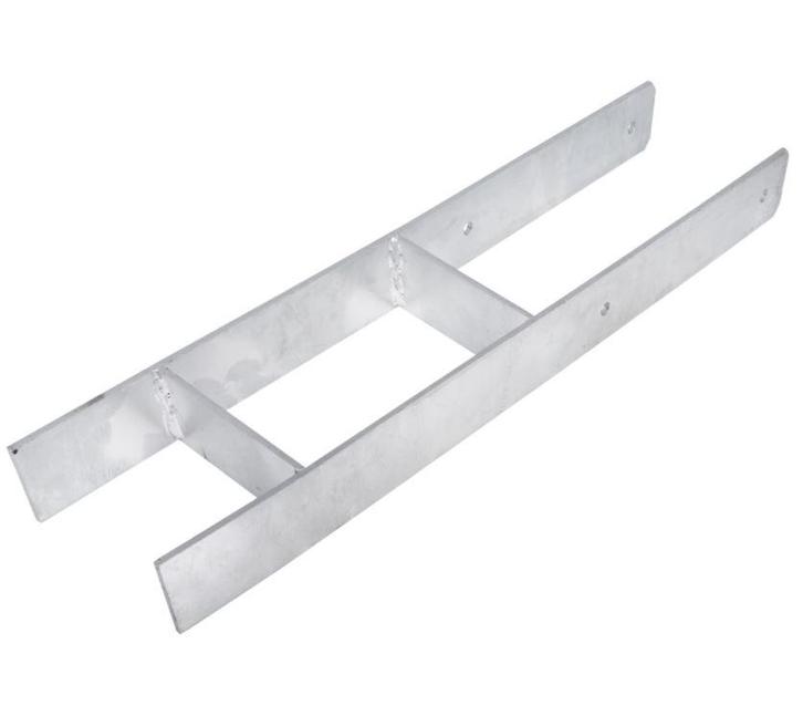 Starx h-paalhouder voor paal 120x120 mm verzinkt, Doe-het-zelf en Bouw, Hang- en Sluitwerk, Klink of Kruk, Nieuw, Overige materialen