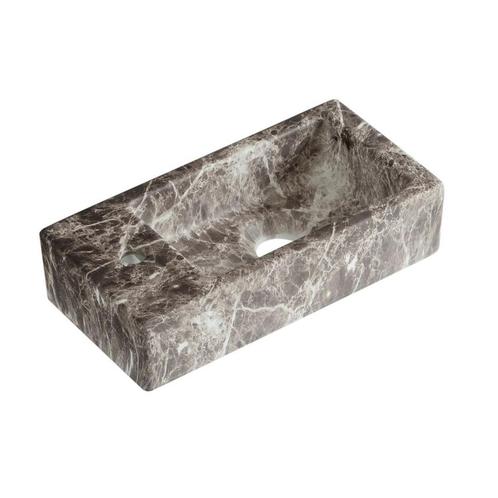 Fontein Best Design Allure 36x18x9 cm Links Marmer Bruin, Doe-het-zelf en Bouw, Sanitair, Overige typen, Nieuw, Ophalen of Verzenden