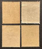 Belgique 1884/1888 - Lion couché avec valeur faciale 1c - 5c, Postzegels en Munten, Postzegels | Europa | België, Gestempeld