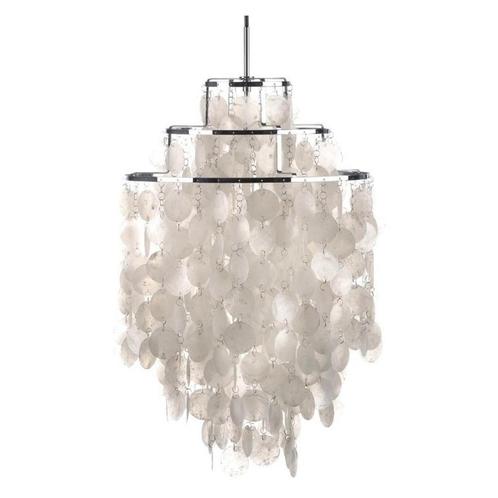 Hanglamp Shell style lamp parelmoer, Huis en Inrichting, Lampen | Hanglampen, Nieuw, Verzenden