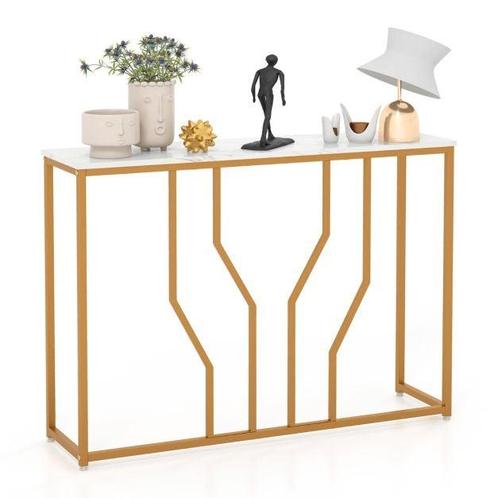 2eChoix | Table console Coast Table dentrée en marbre, Huis en Inrichting, Woonaccessoires | Overige, Ophalen of Verzenden
