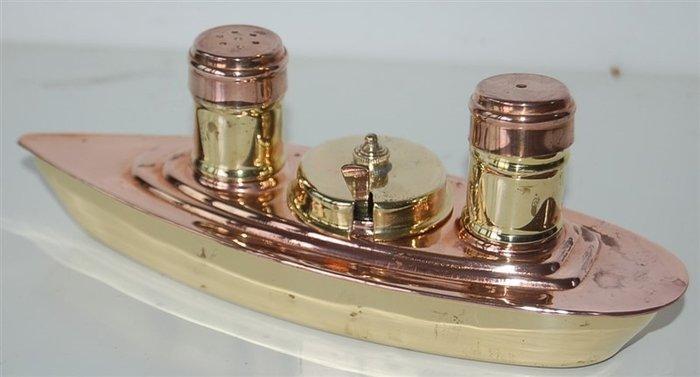 Attrezzature e apparecchiature navali - Peper- en zoutstel -, Antiek en Kunst, Curiosa en Brocante