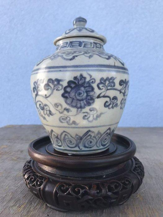 Vaas - Hout, Porselein - China - Ming Dynastie (1368-1644), Antiek en Kunst, Antiek | Overige Antiek