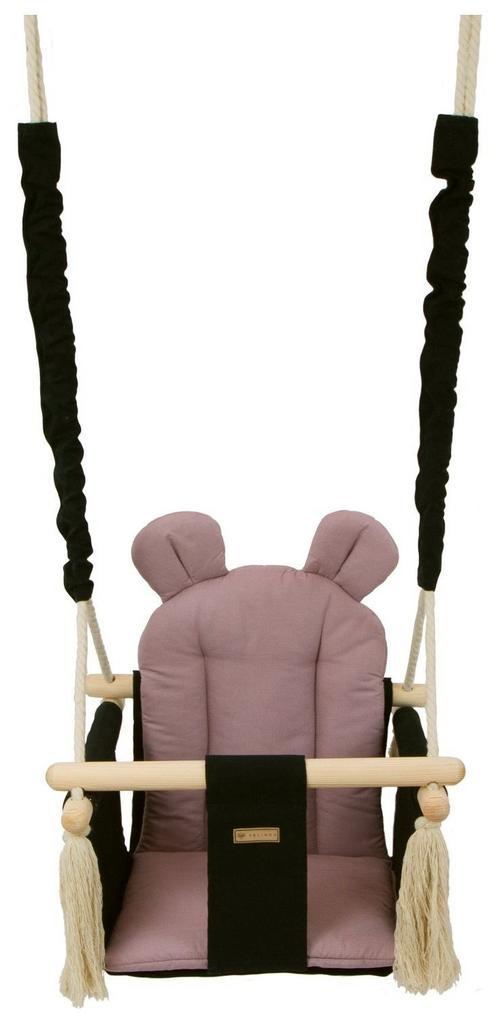 Babyschommel - babyswing - met oren - max. 20 kg - zwart,..., Kinderen en Baby's, Speelgoed | Buiten | Speeltoestellen, Nieuw