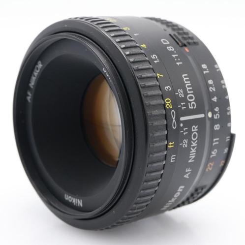 Nikon AF 50mm F/1.8 D occasion, Audio, Tv en Foto, Foto | Lenzen en Objectieven, Zo goed als nieuw, Verzenden