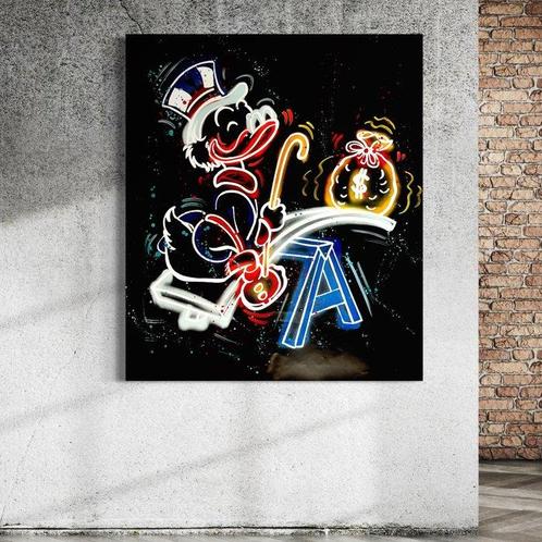 Moabit - Uncle Scrooge - Bigger Scale ,Neon XL, Antiek en Kunst, Kunst | Schilderijen | Modern