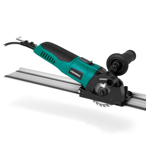 Mini cirkelzaag / invalzaag 500W - Ø85mm – Met geleiderail |, Doe-het-zelf en Bouw, Gereedschap | Zaagmachines, Nieuw, Verzenden