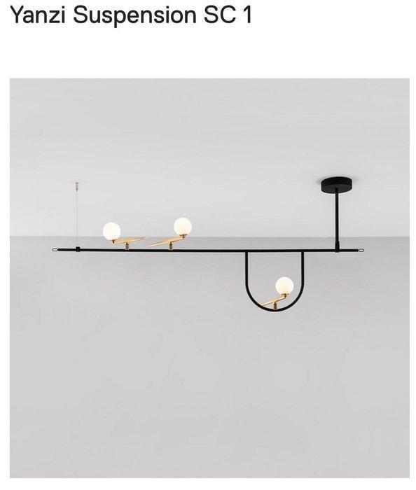 Artemide - Neri & Hu - Lampe - Yanzi Suspension SC1 - Métal,, Antiek en Kunst, Kunst | Designobjecten