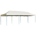 vidaXL Vouwtent pop-up 3x9 m crème, Tuin en Terras, Verzenden, Nieuw
