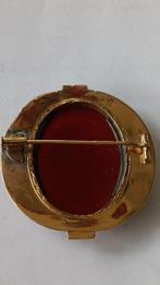 Speld - 18 karaat Geel goud Carneool, Bijoux, Sacs & Beauté