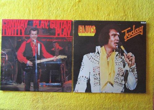 Johnny Cash, Conway Twitty, Loretta Lynn, Elvis Presley - 14, Cd's en Dvd's, Vinyl Singles