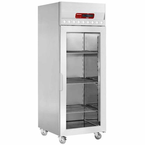 Geventileerde koelkast 700 liter, 1 glazen deur (GN 2/1), op, Zakelijke goederen, Horeca | Keukenapparatuur, Koelen en Vriezen