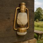 Wandlampen Muurlamp Chester Demi Antiek Messing, Huis en Inrichting, Lampen | Wandlampen, Verzenden, Nieuw, Overige materialen