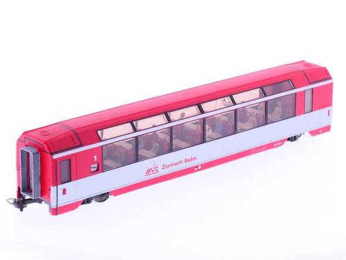 Schaal H0m Bemo 3288 504 BVZ Panorama rijtuig #2020, Hobby & Loisirs créatifs, Trains miniatures | HO, Enlèvement ou Envoi