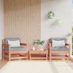 vidaXL Tuinstoelen 2 st met kussens massief douglashout, Verzenden, Nieuw