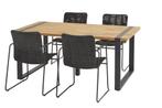 Taste by 4 Seasons Palma tuinset antraciet met Alto tafel, Nieuw
