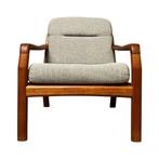Dyrlund - Lounge stoel - Teak, Textiel