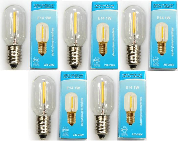 5x LedLamp Klein Dimbaar / Lamp LED E14 Fitting Smal - 1..., Huis en Inrichting, Lampen | Tafellampen, Nieuw, Ophalen of Verzenden