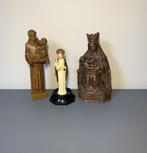 H. Antonius en Onze Lieve Vrouw met kind - Statue, 3 stuks