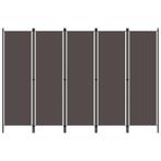 vidaXL Kamerscherm met 5 panelen 250x180 cm antraciet, Huis en Inrichting, Woonaccessoires | Overige, Verzenden, Nieuw