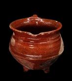 Post-middeleeuws Geglazuurde tripod vaas - Rijnland, 15e