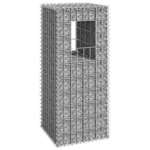 vidaXL Schanskorf paal 40x40x100 cm ijzer, Tuin en Terras, Palen, Balken en Planken, Nieuw, Verzenden