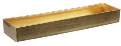 Tafeldeco Rectangle Large Goudwash 42x10.5x5 cm, Huis en Inrichting, Woonaccessoires | Kunstplanten en Kunstbloemen, Nieuw