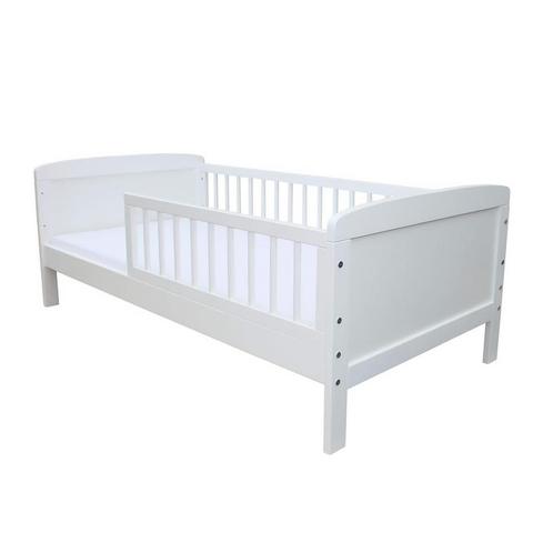 Veilig Peuterbed met Uitvalbeveiliging - Wit - 160x70cm -..., Kinderen en Baby's, Kinderkamer | Bedden, Nieuw, Ophalen of Verzenden