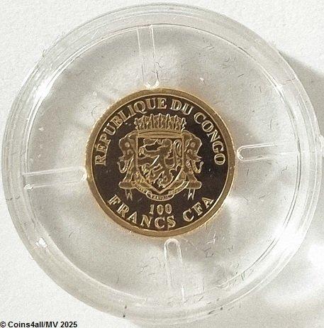 Congo. 100 Francs 2025 (Zonder minimumprijs), Postzegels en Munten, Munten | Europa | Niet-Euromunten
