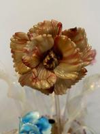 Lamp - Murano-glas met geblazen bloemen, 52 x 40, verlicht, Antiek en Kunst