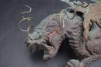 Decoratief ornament - Draken koperen plaat zuilversiering, Antiek en Kunst