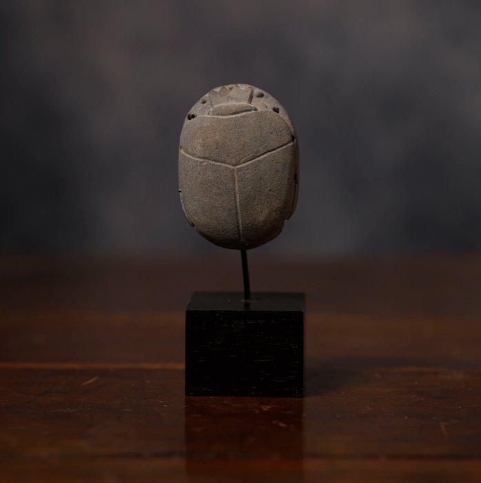 Oud-Egypte grote kever - 6 cm, Collections, Minéraux & Fossiles