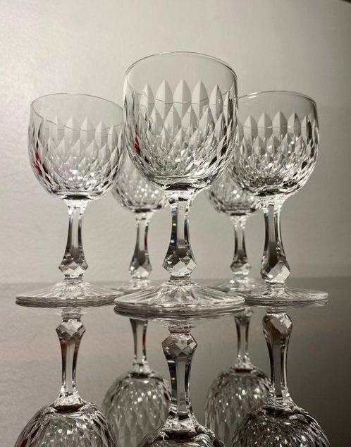 Baccarat - glasses (5) - Cristal, Antiquités & Art, Antiquités | Meubles | Tables