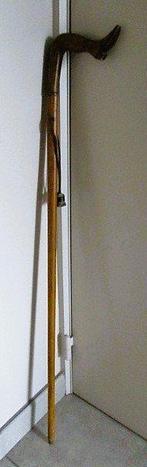 Canne de marche - Blond acajou, Acajou foncé