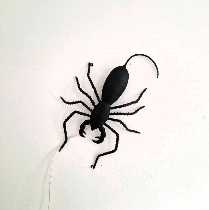 Handmade - Wandkandelaar - Smeedijzer - zweepspin, Antiquités & Art, Art | Objets design