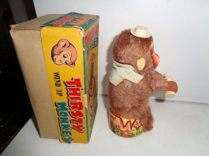 Toy Nomura - Thirsty Monkey opwindbaar speelgoed, in doos -, Antiquités & Art, Antiquités | Jouets