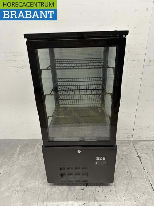 HCB Koelvitrine Gebaksvitrine Zwart 130 liter 230V Horeca, Zakelijke goederen, Horeca | Keukenapparatuur, Ophalen of Verzenden