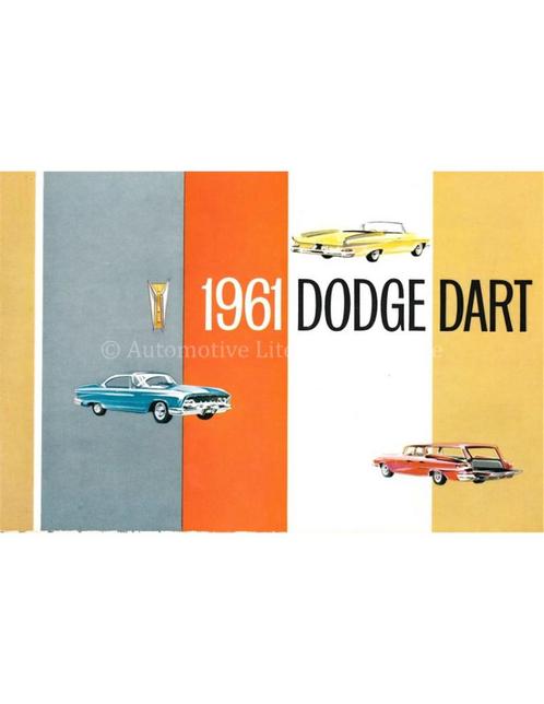 1961 DODGE DART BROCHURE NEDERLANDS, Livres, Autos | Brochures & Magazines, Enlèvement ou Envoi