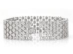 Armband - 14 karaat Witgoud - 8.52ct. tw. Diamant, Handtassen en Accessoires, Armbanden, Nieuw