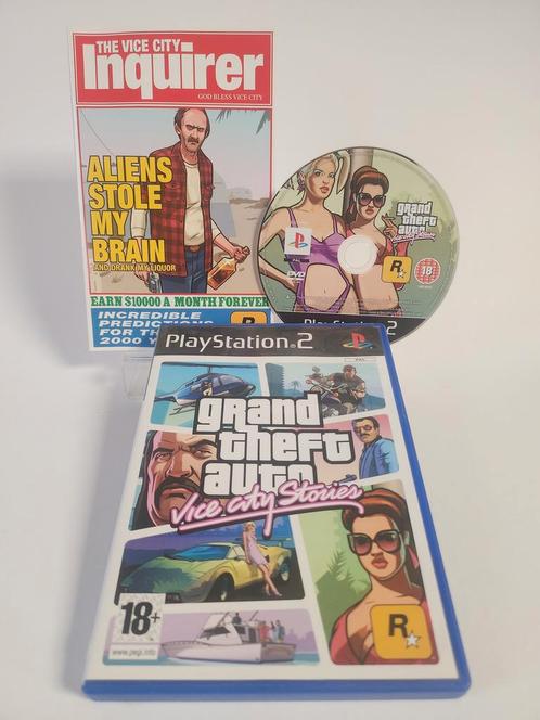 Grand Theft Auto Vice City Stories (No Map) PlayStation 2, Games en Spelcomputers, Games | Sony PlayStation 2, Zo goed als nieuw