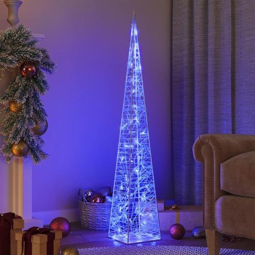 vidaXL Cône lumineux décoratif à LED Acrylique Bleu 120, Diversen, Kerst, Verzenden