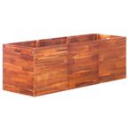 vidaXL Plantenbak verhoogd 150x50x50 cm acaciahout, Tuin en Terras, Verzenden, Nieuw