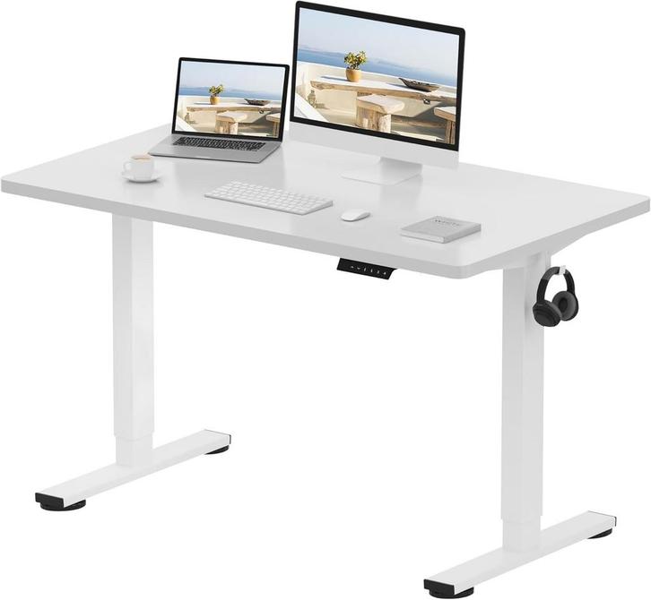 Zit sta bureau - Elektrisch - Verstelbaar - 120 x 60 cm - E1, Huis en Inrichting, Bureaus, Nieuw, Verzenden