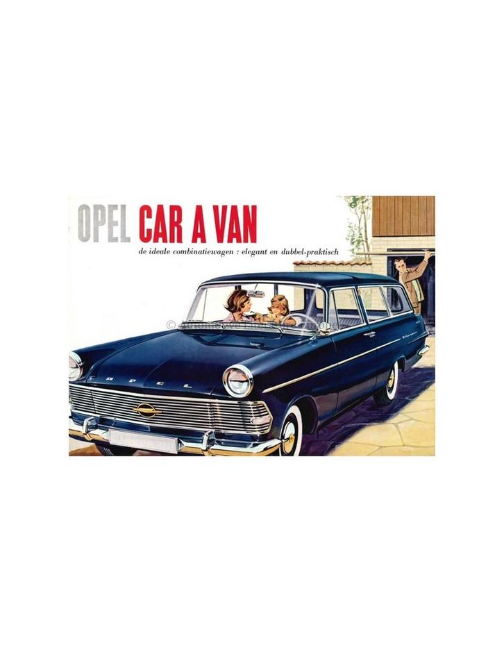 1960 OPEL OLYMPIA CARAVAN BROCHURE NEDERLANDS, Livres, Autos | Brochures & Magazines
