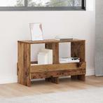 vidaXL Tijdschriftenrek Oudhout 68,5 x 30 x 45 cm, Huis en Inrichting, Woonaccessoires | Krantenbakken en Lectuurbakken, Verzenden