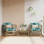 vidaXL Tuinstoelen 2 st geïmpregneerd hout, Verzenden, Nieuw