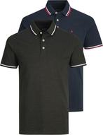 2dekans | JACK & JONES JJEPAULOS POLO SS 2PK MP NOOS Heren, Kleding | Dames, Ophalen of Verzenden, Nieuw