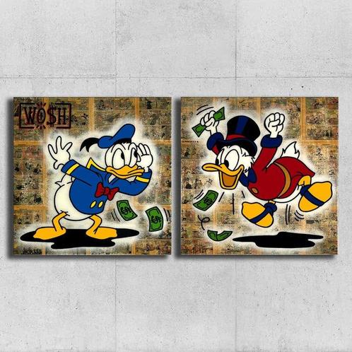 WO$H - G19053225B (DIPTYCH XXL RESIN EPOXY), Antiek en Kunst, Kunst | Schilderijen | Modern